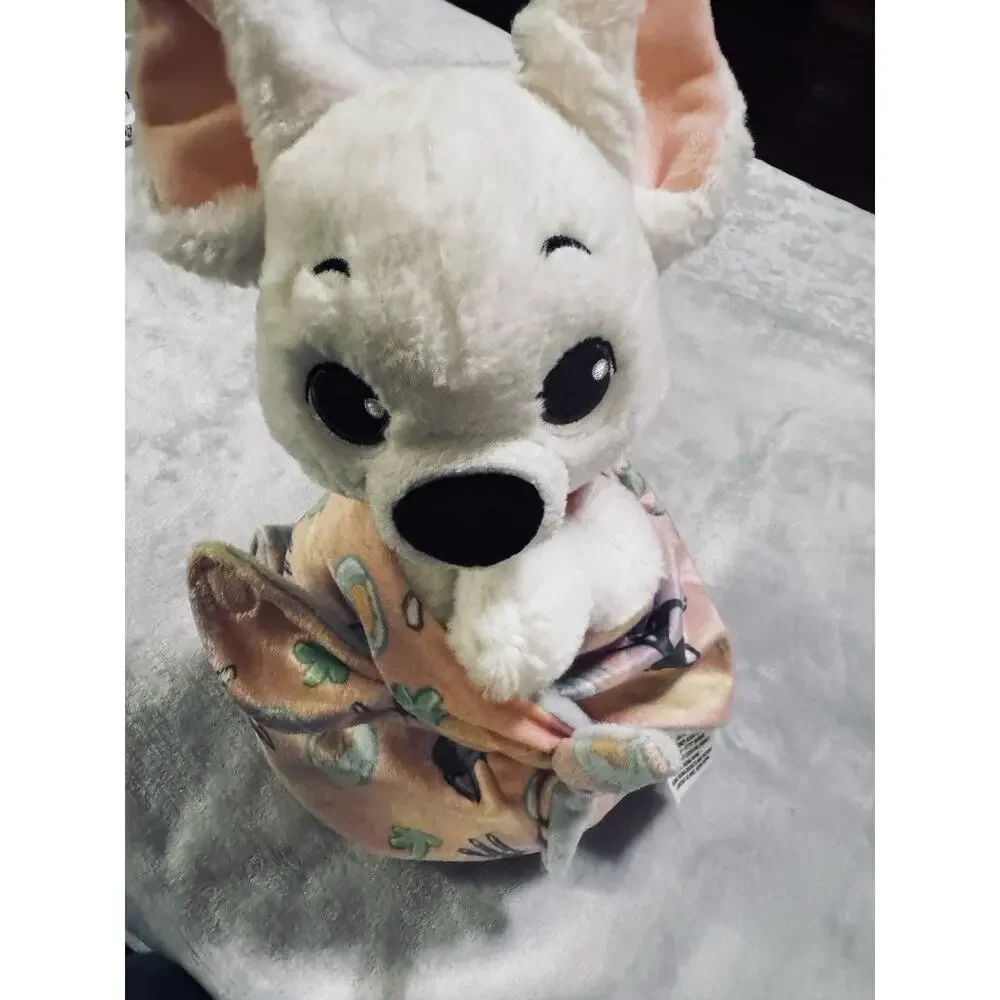 Disney Parks Babies Bolt 12” Plush Stuffed Animal Toy Puppy Dog swaddle Blanket